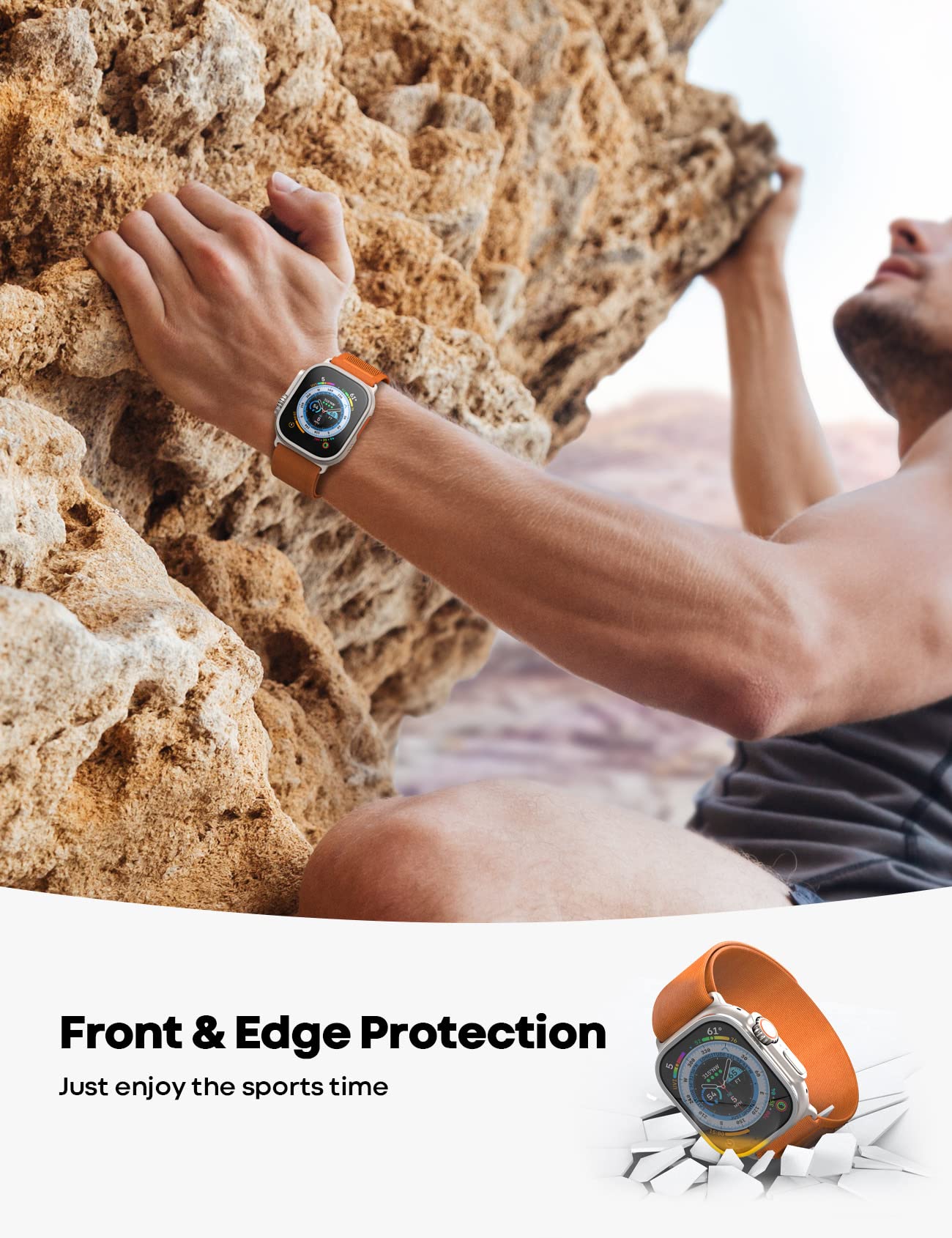 Titanium Screen Protector for Apple Watch Ultra 2/Ultra