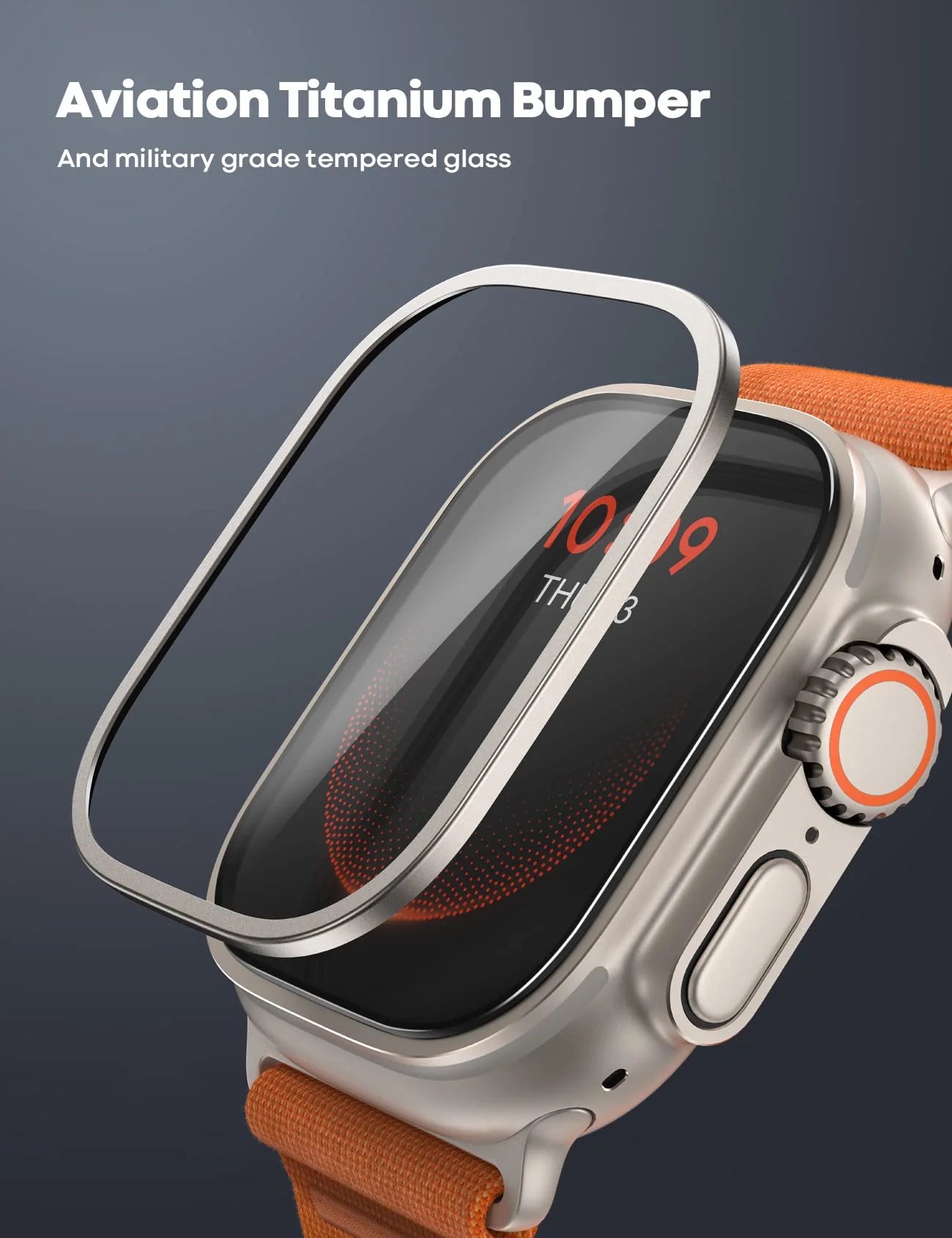 Titanium Screen Protector for Apple Watch Ultra 2/Ultra