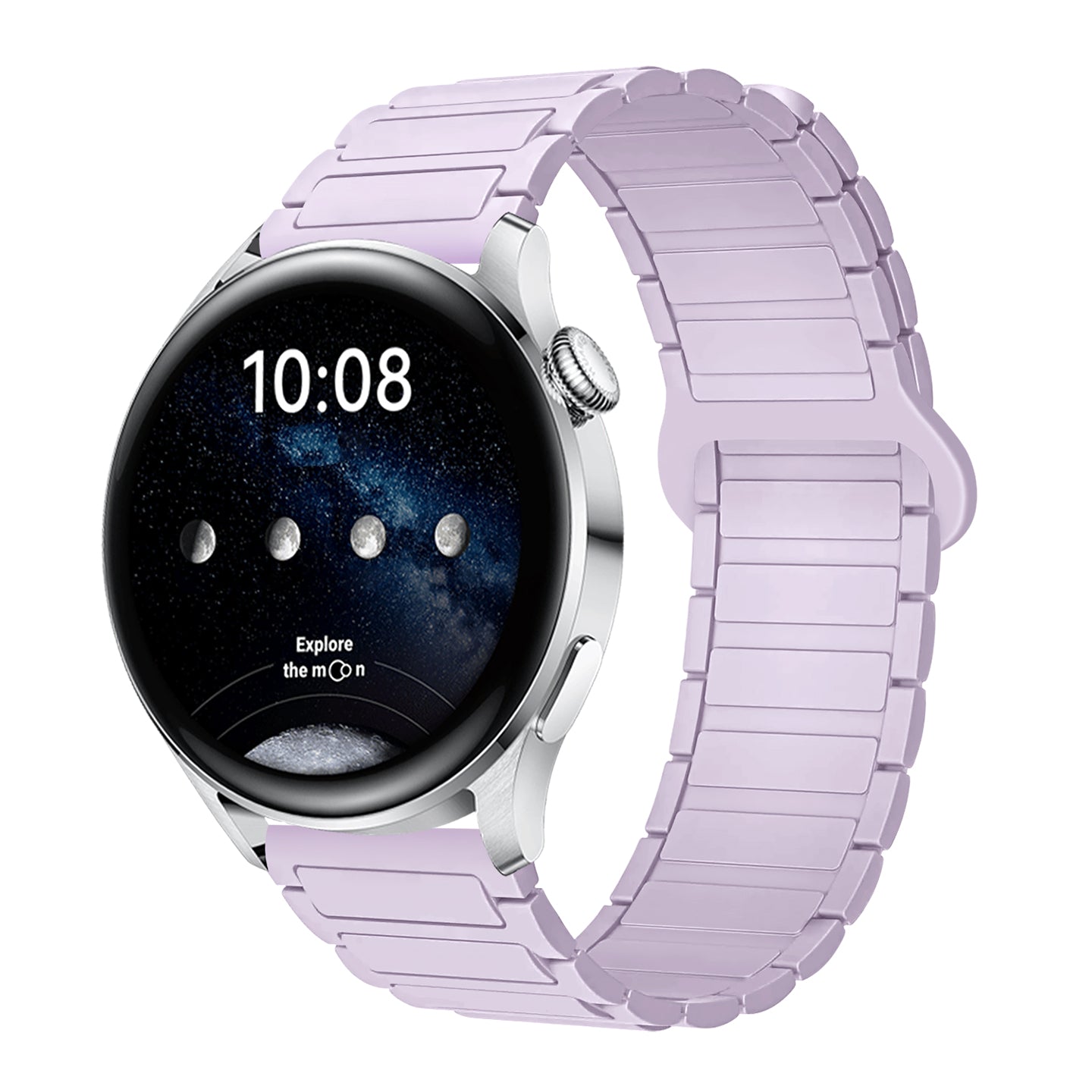 Magnetic Silicone Strap For 18mm/20mm/22mm Width Wach