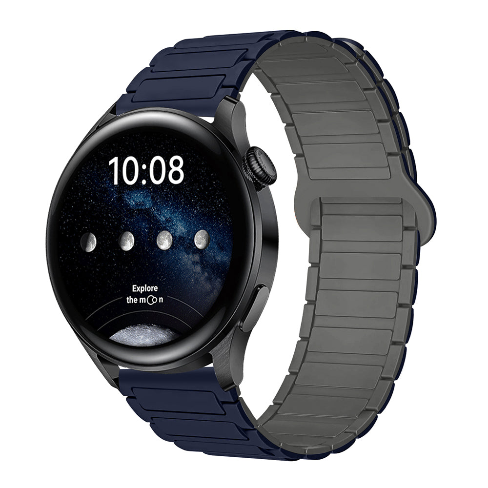 Magnetic Silicone Strap For 18mm/20mm/22mm Width Wach