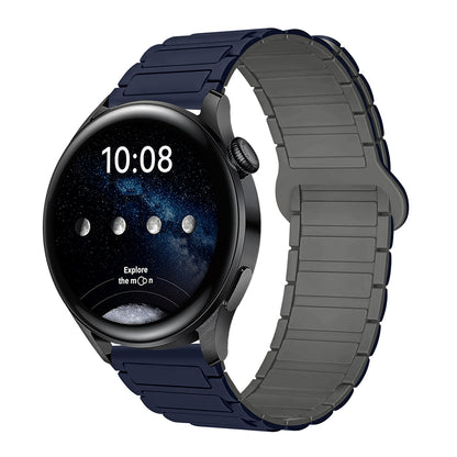 Magnetic Silicone Strap For 18mm/20mm/22mm Width Wach