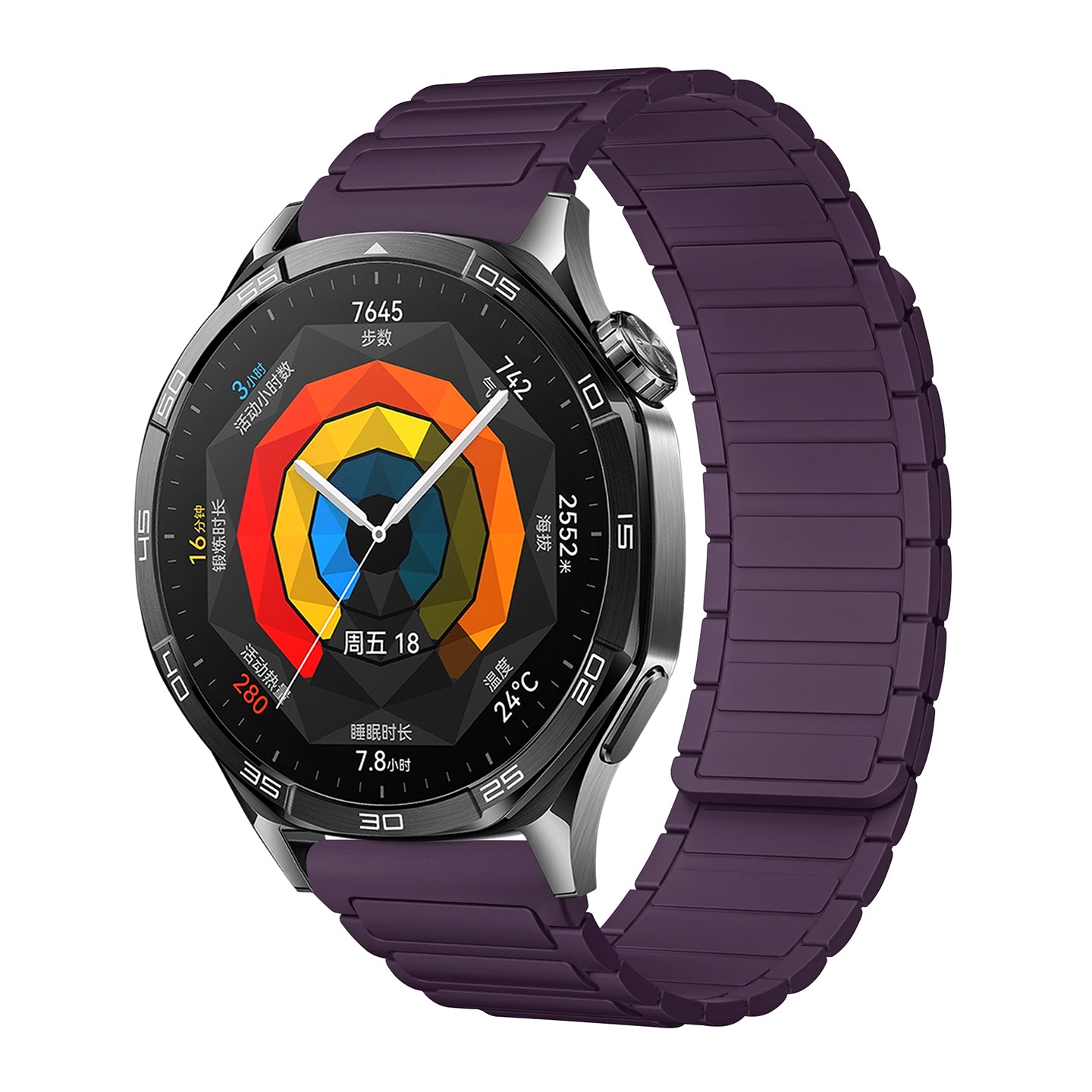 Silicone Magnetic Loop Band For 18mm/20mm/22mm Width Wach