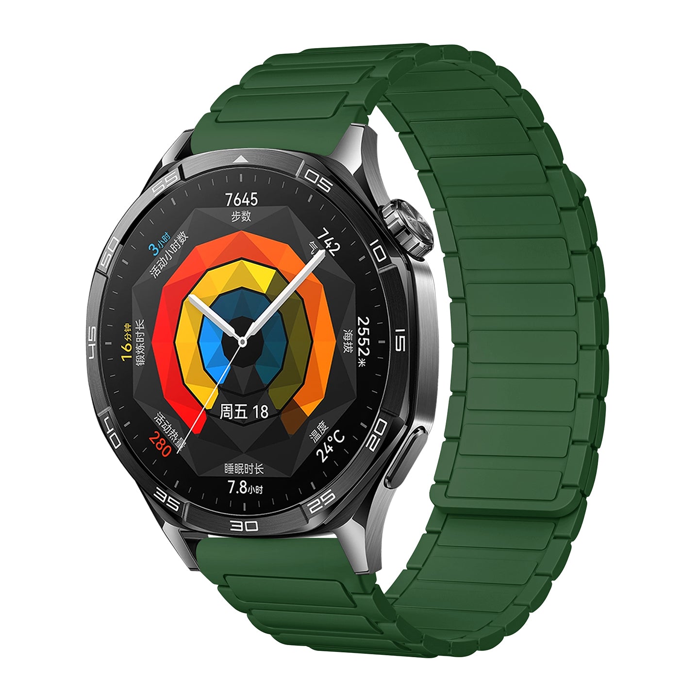 Silicone Magnetic Loop Band For 18mm/20mm/22mm Width Wach
