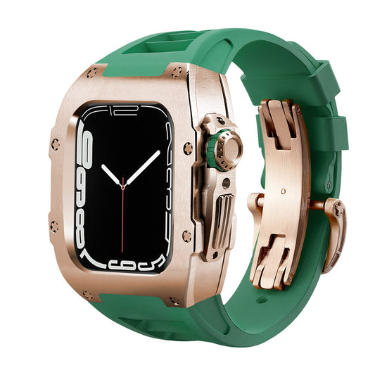 RM 9009 Series - Golden Tank Apple Watch Case