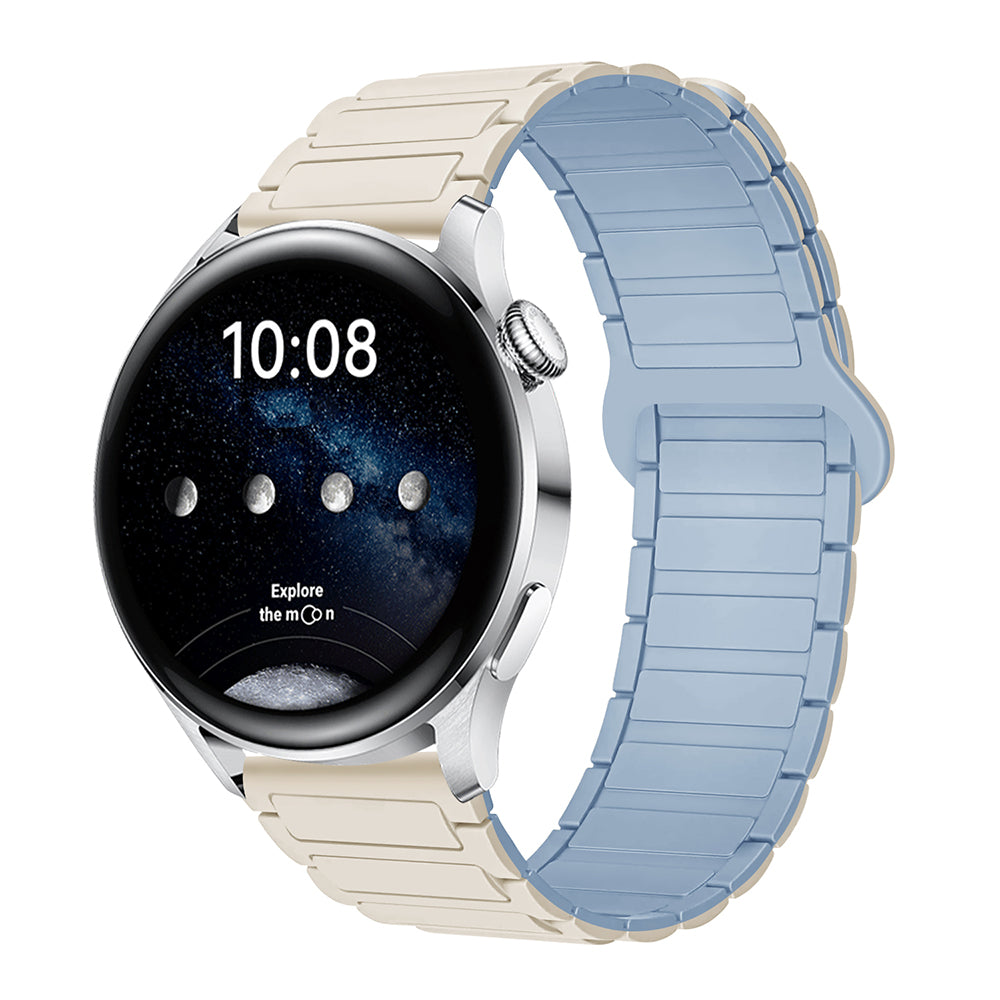Magnetic Silicone Strap For 18mm/20mm/22mm Width Wach