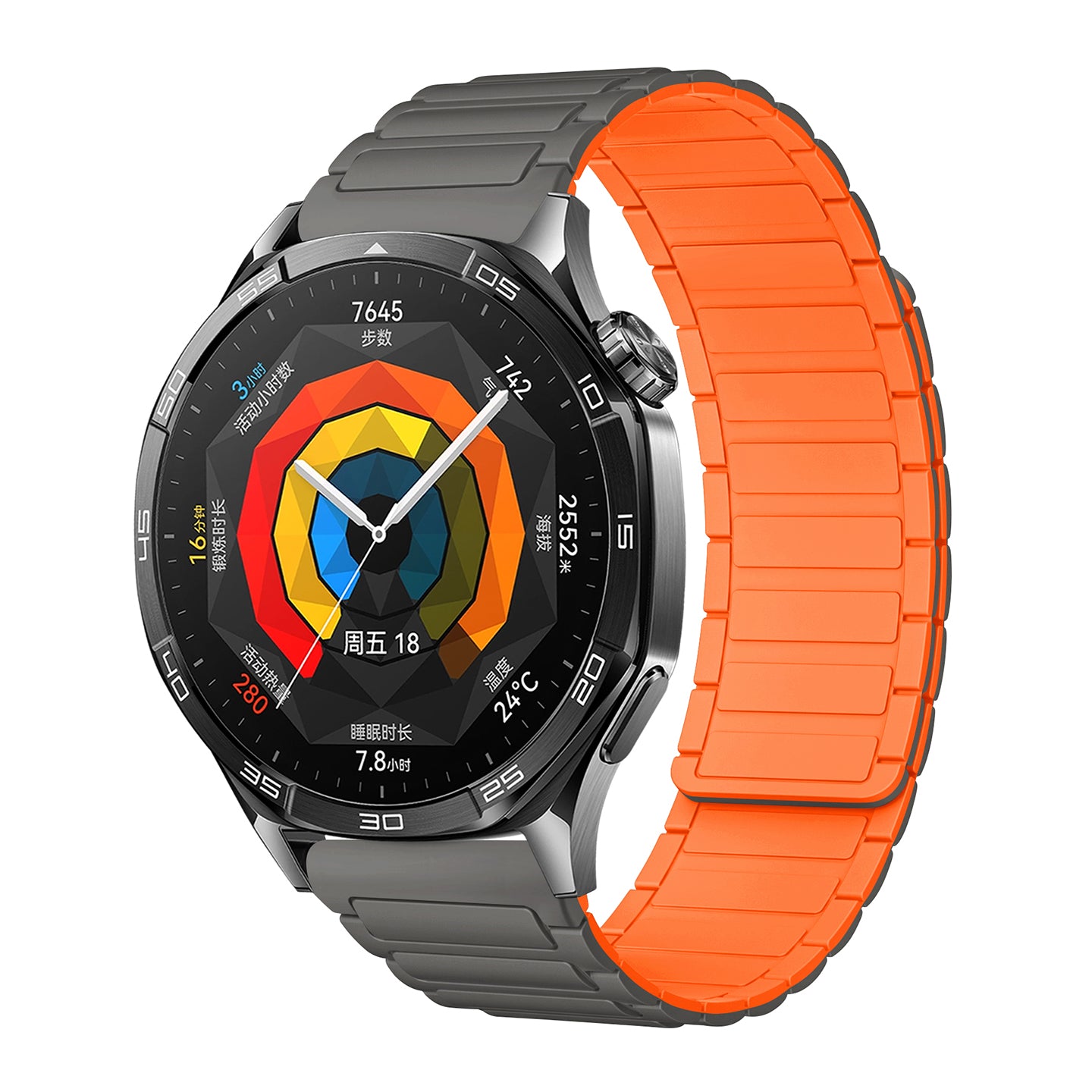 Silicone Magnetic Loop Band For 18mm/20mm/22mm Width Wach