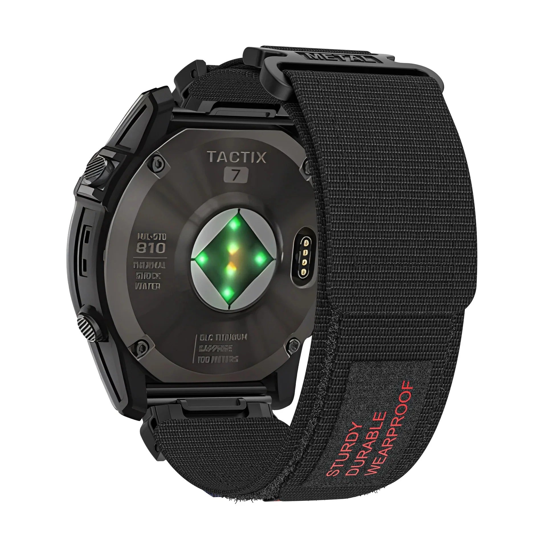Nylon Canvas Loop Velcro Band For Garmin