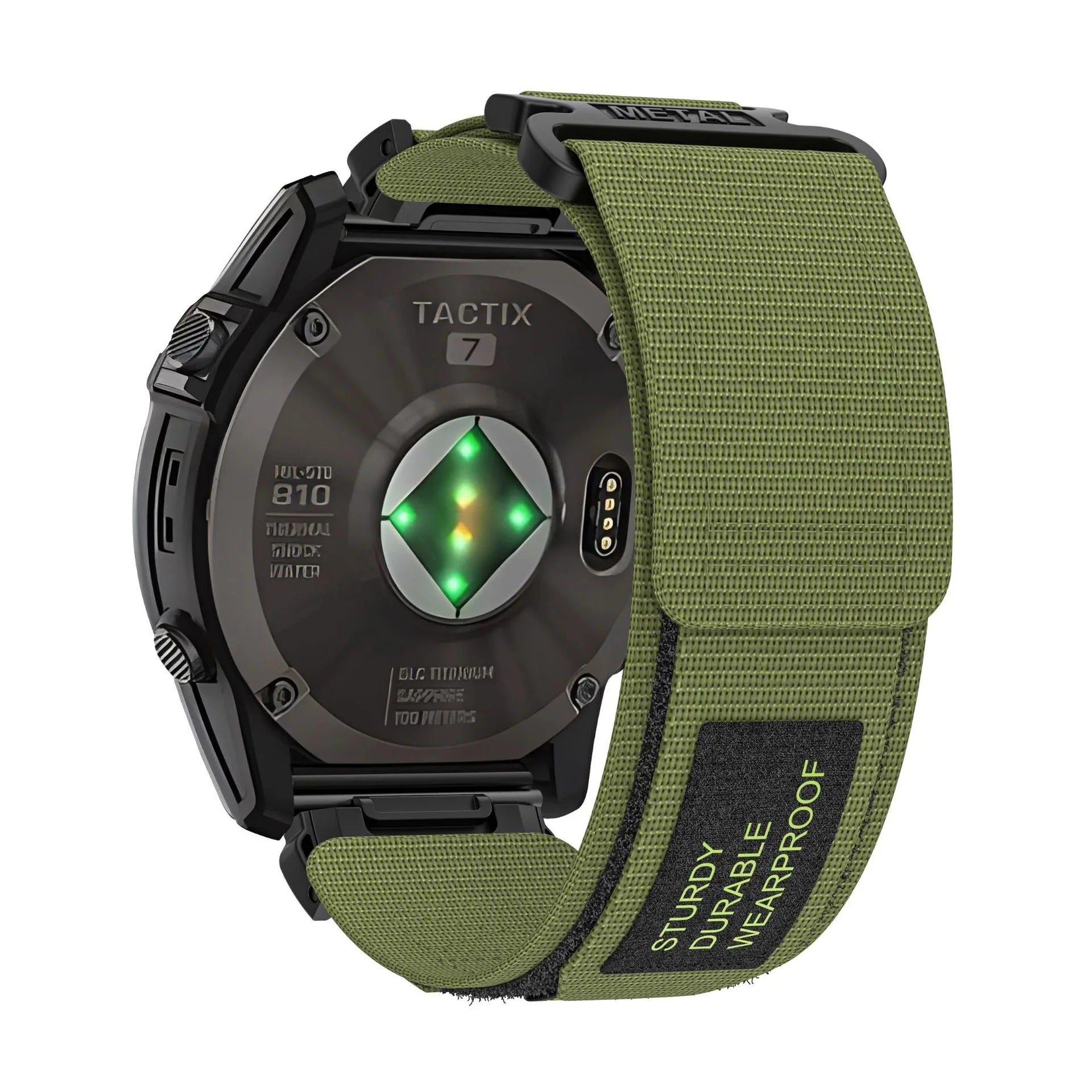 Nylon Canvas Loop Velcro Band For Garmin