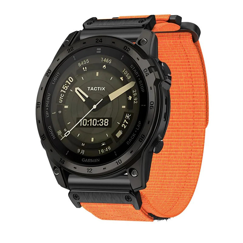 Nylon Canvas Loop Velcro Band For Garmin
