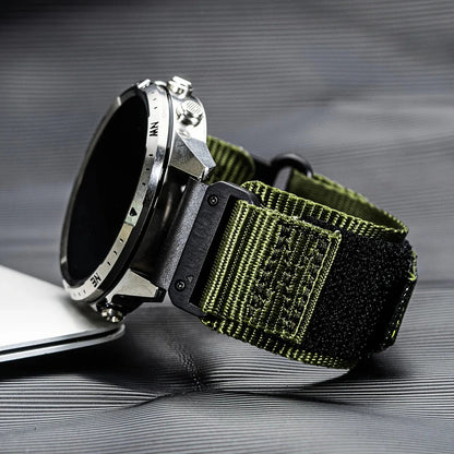 Nylon Canvas Loop Velcro Band For Garmin